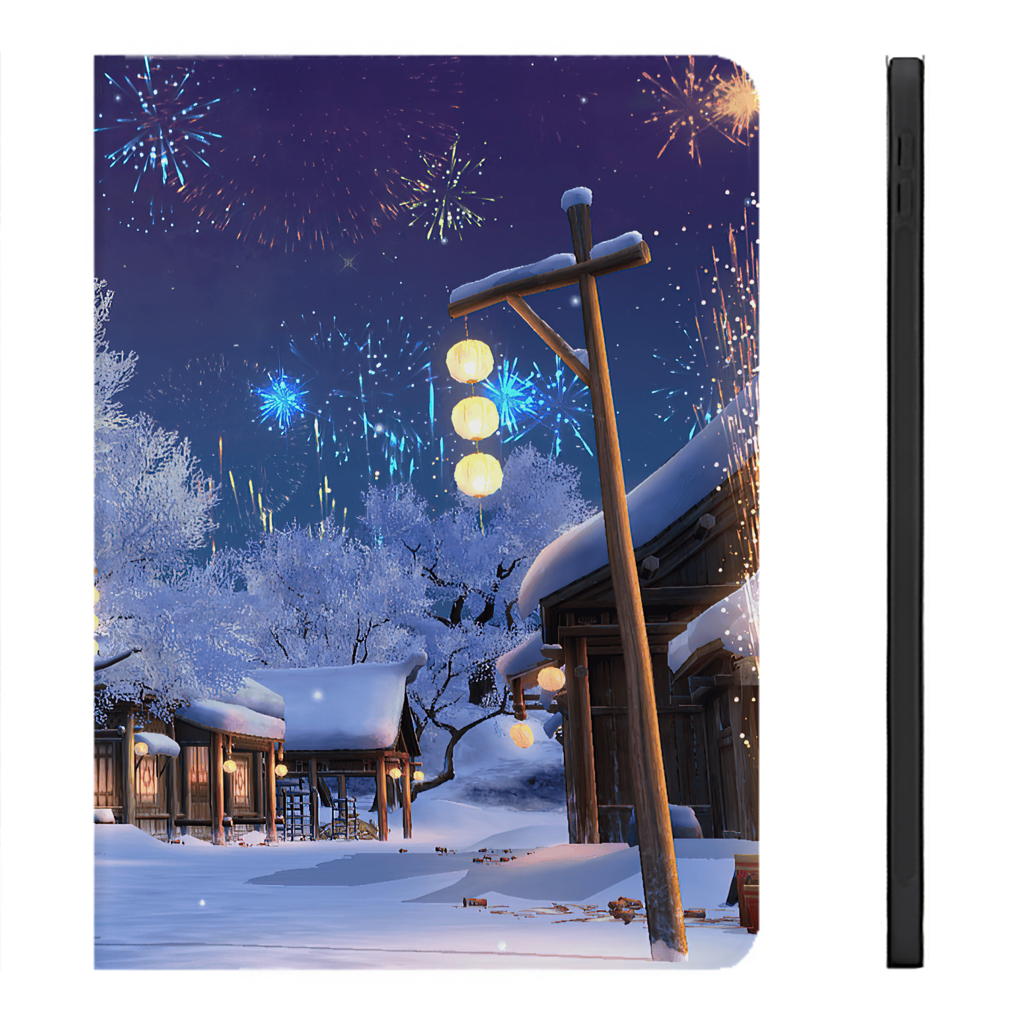 （画像用） アナと雪の女王 アンナ エルサ Frozen Anna Elsa IPadケース ペンホルダー付き ブックスタイルデザイン